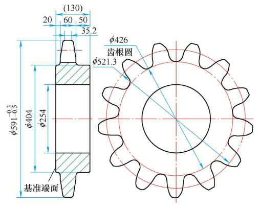 【兆恒機(jī)械】滲碳齒部有嚴(yán)重的貫穿型裂紋，何原因？